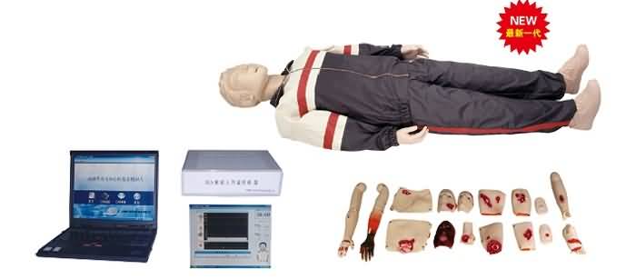 SG-CPR650高级心肺复苏与创伤模拟人(计算机控制 二合一功能)