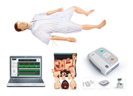 SG/ALS1200高级综合急救护理训练模拟人（AED除颤、CPR、护理、创伤四合一）