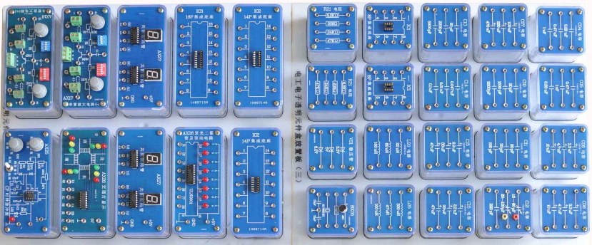 SGZCX-02C型电工电子技术综合应用创新实训考核装置(磁吸式）(图3)